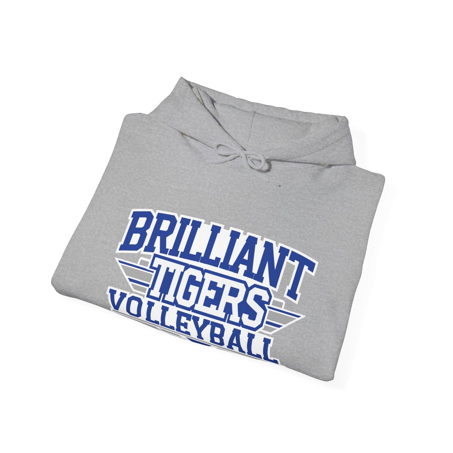 Adult Hoodie Sweatshirt \ Brilliant Tigers Volleyball \ BTV2
