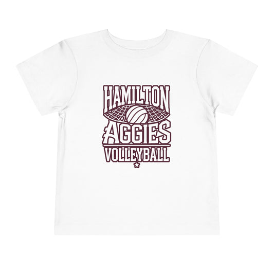 Toddler Tee \ Hamilton Aggies Volleyball \ HAV2