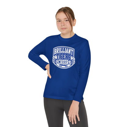 Youth Long Sleeve Tee \ Brilliant Tigers Cheer \ BTC1
