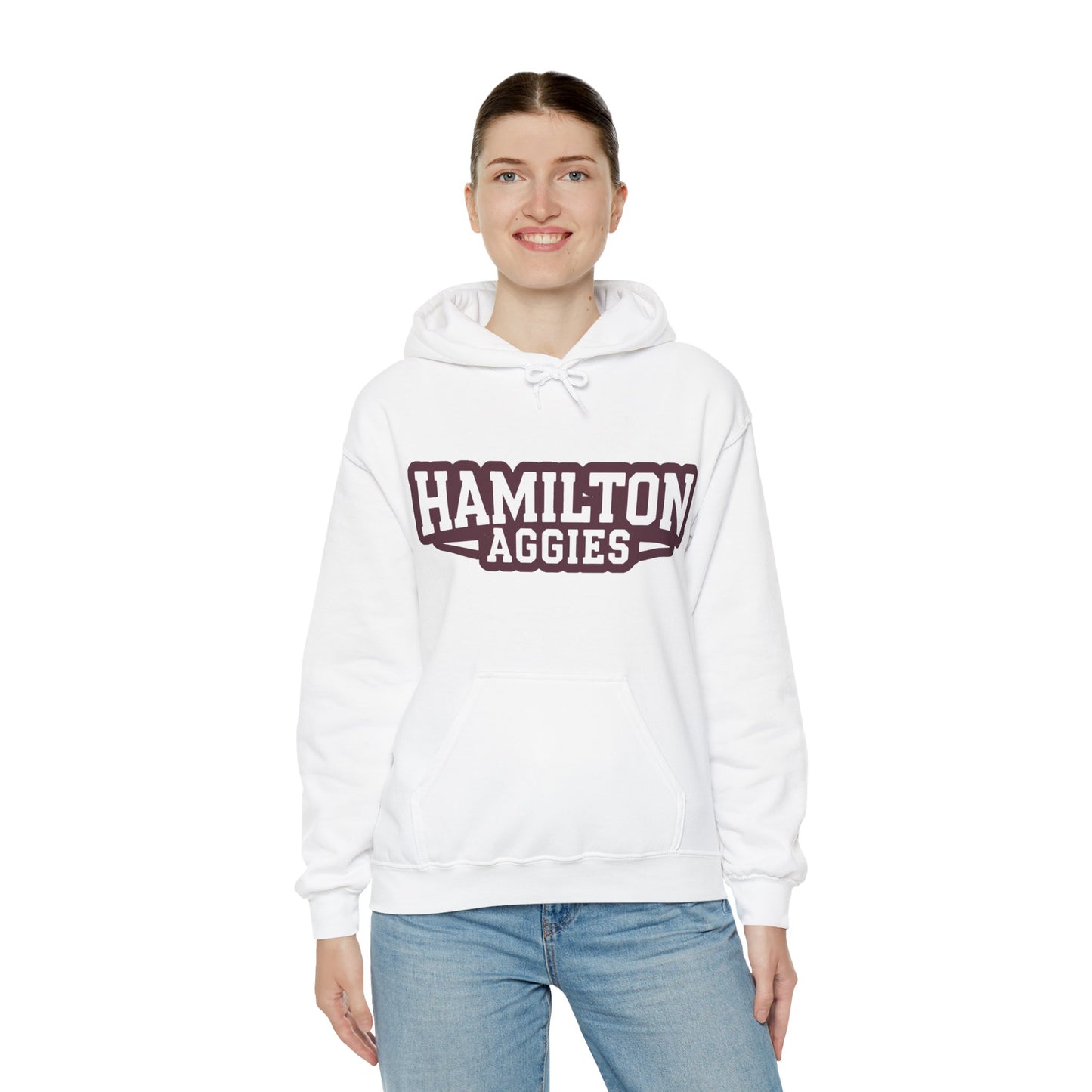 Adult Hooded Sweatshirt \ Hamilton Aggies \ HA3