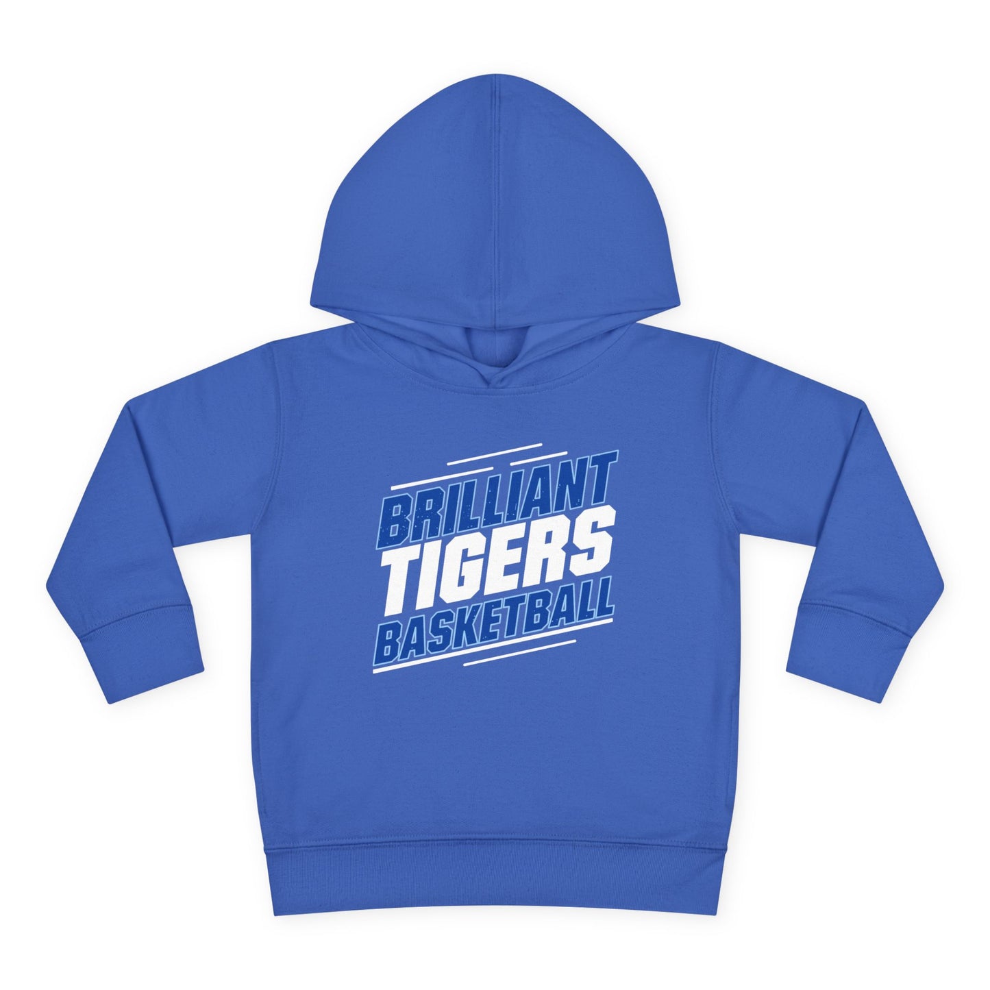 Toddler Hoodie Sweatshirt \ Brilliant Tigers Basketball \ BTBK2