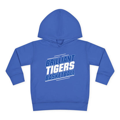 Toddler Hoodie Sweatshirt \ Brilliant Tigers Basketball \ BTBK2