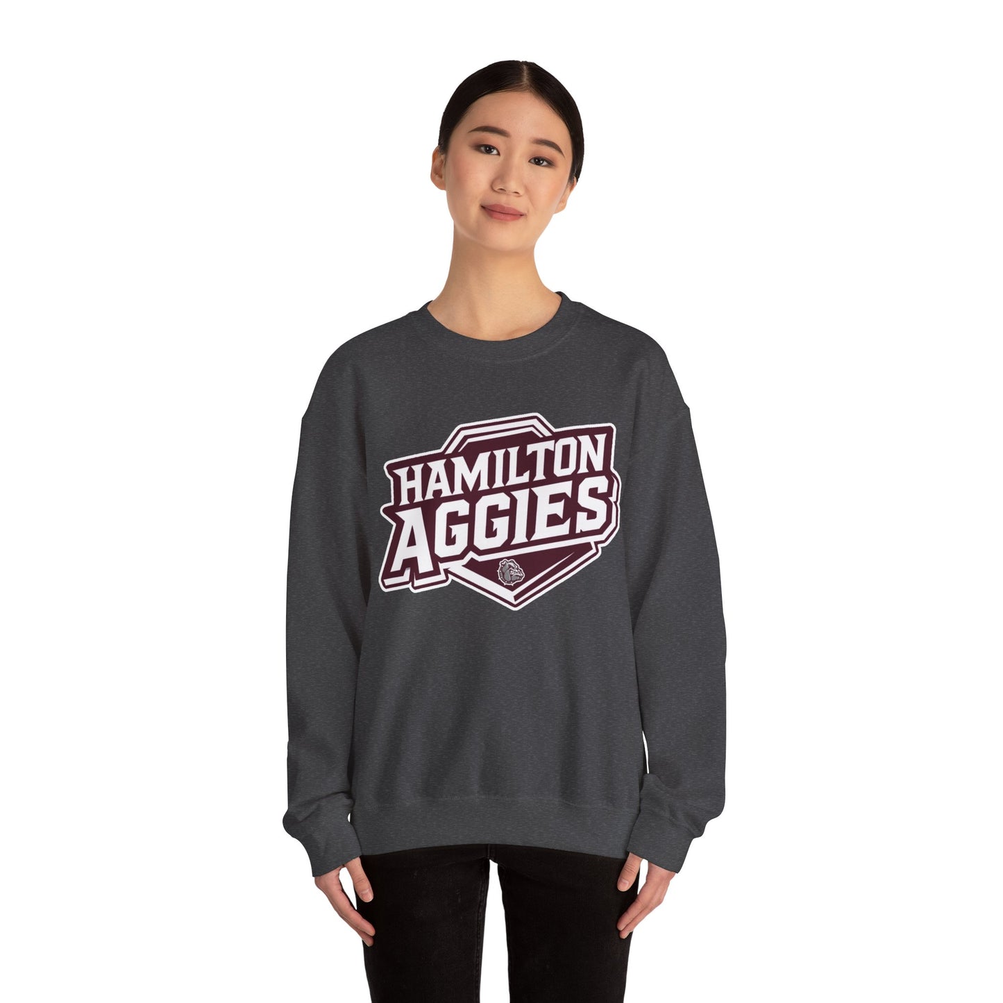 Adult Crewneck Sweatshirt \ Hamilton Aggies \ HA1