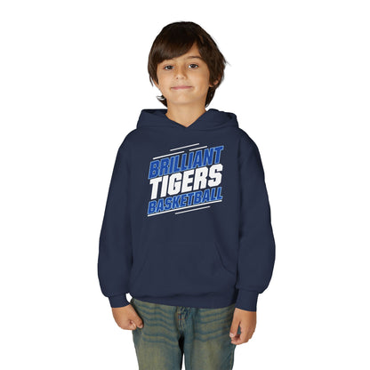 Youth Hoodie Sweatshirt \ Brilliant Tigers Basketball \ BTBK2