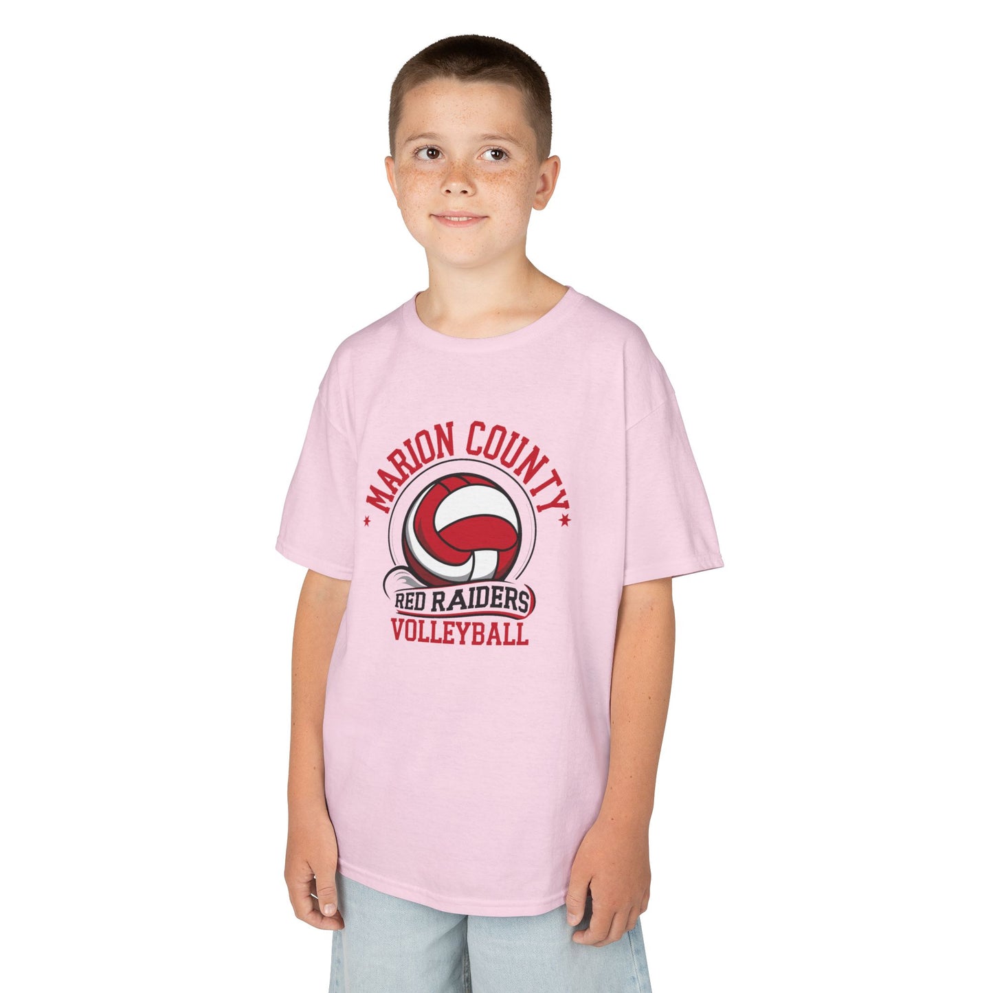Youth Tee \ Marion County Red Raiders Volleyball \ MCV1
