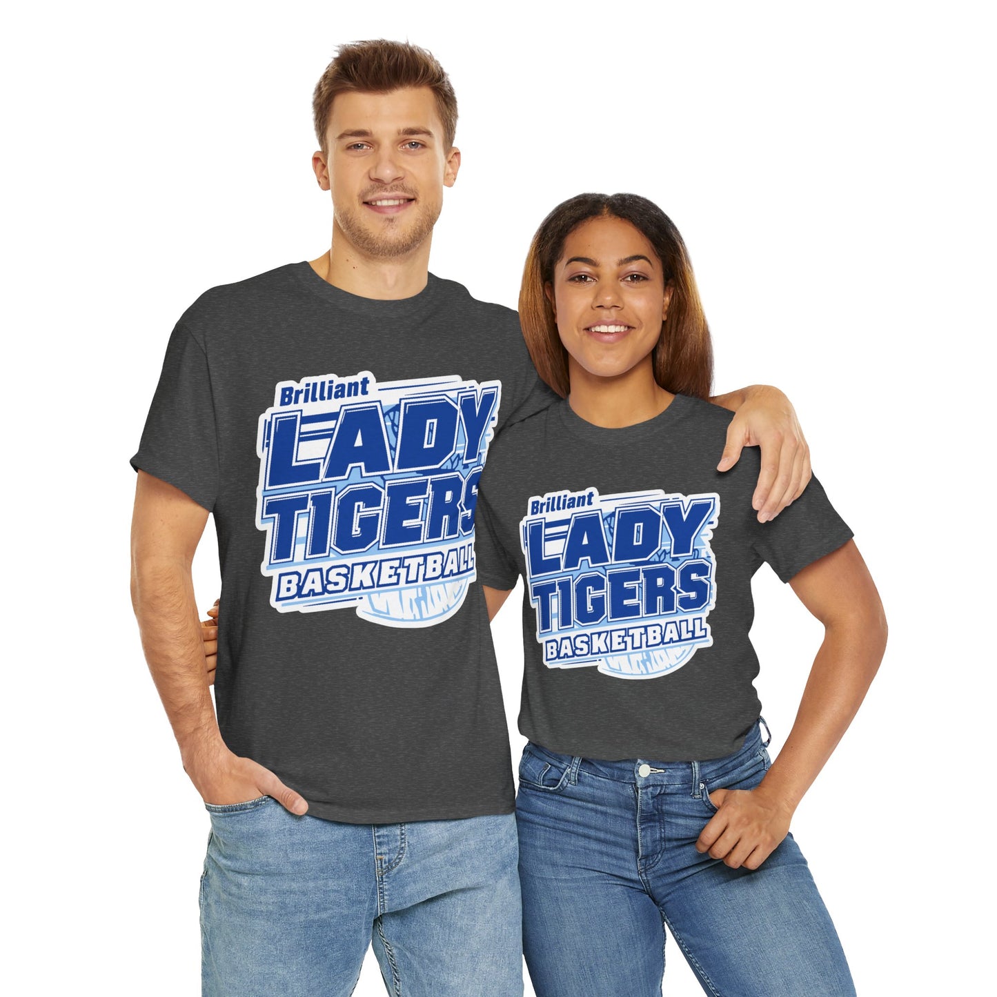 Adult Tee \ Brilliant Tigers Basketball \ BTBKG2