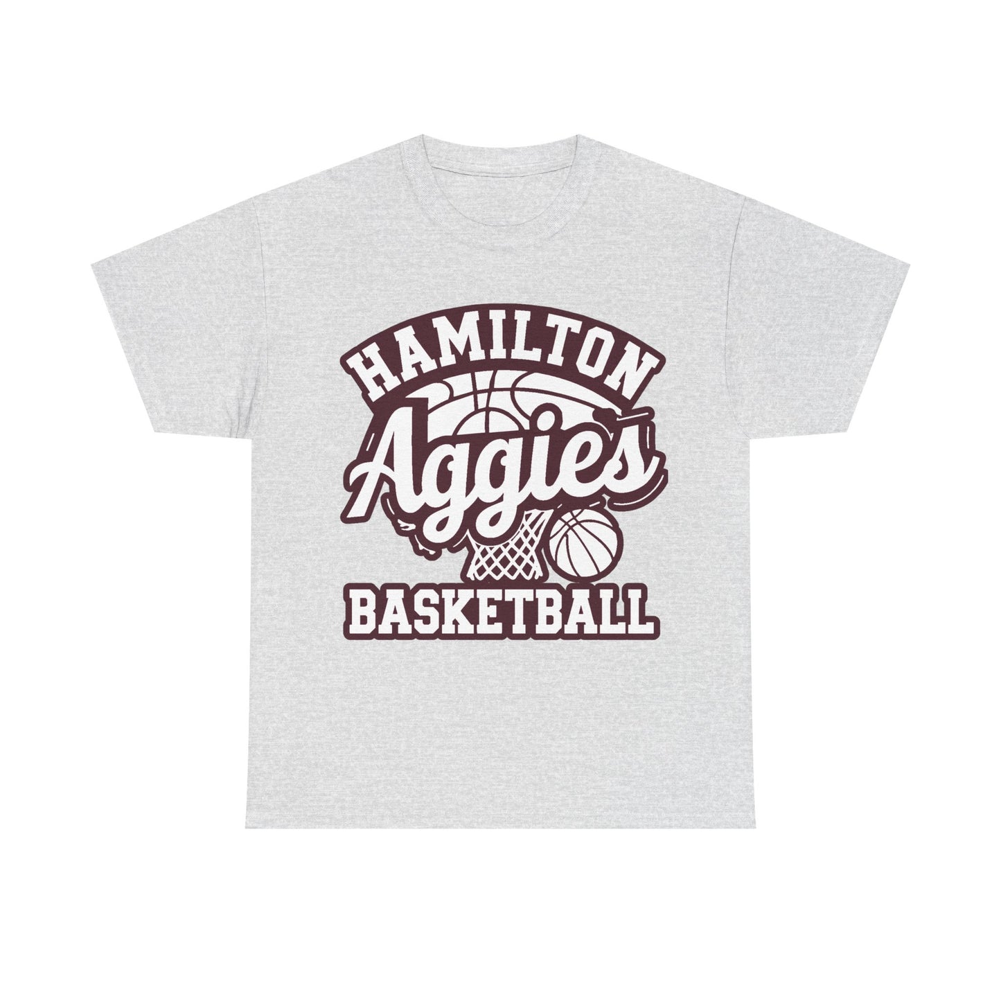 Adult Tee \ Hamilton Aggies Basketball \ HABBG1