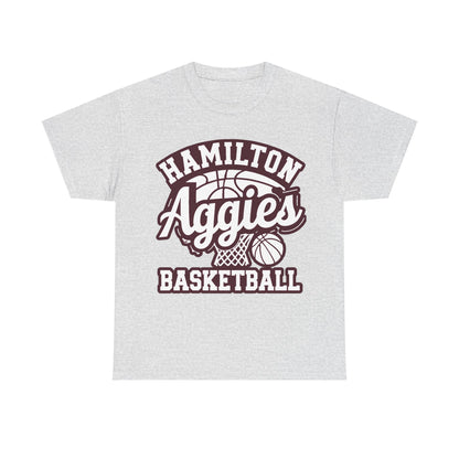 Adult Tee \ Hamilton Aggies Basketball \ HABBG1