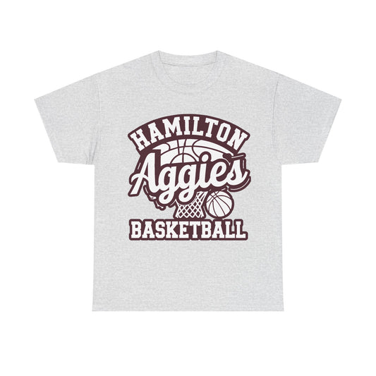 Adult Tee \ Hamilton Aggies Basketball \ HABBG1