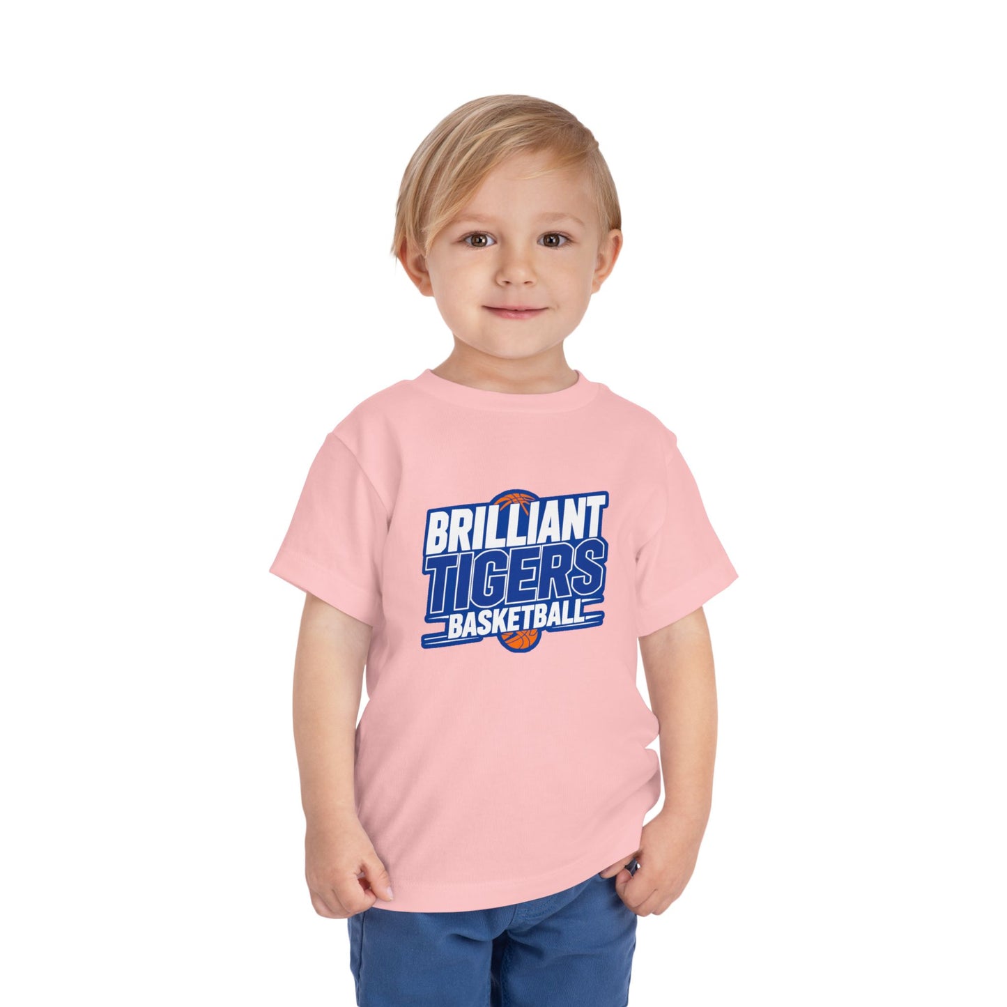 Toddler Tee \ Brilliant Tigers Basketball \ BTBK1