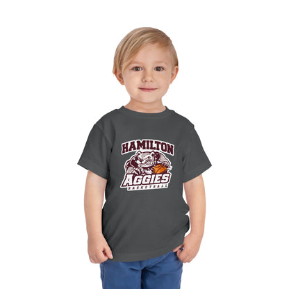 Toddler Tee \ Hamilton Aggies Basketball \ HABB1