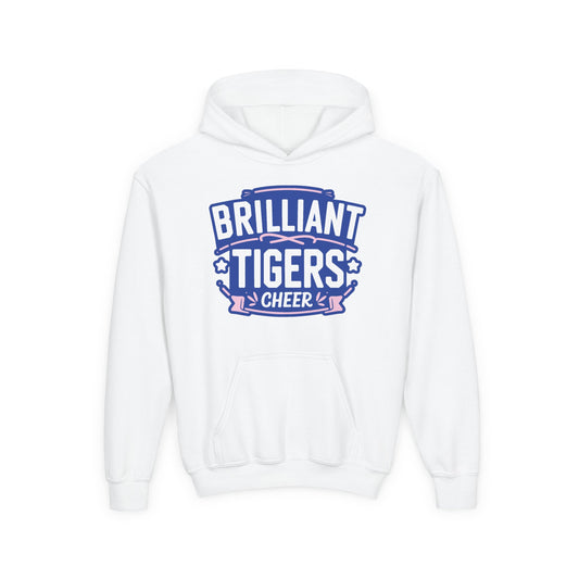 Youth Hoodie Sweatshirt \ Brilliant Tigers Cheer \ BTC2