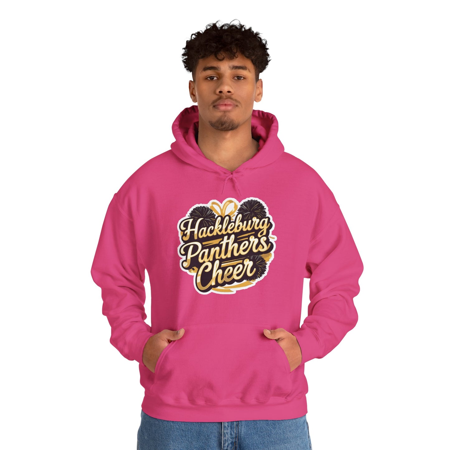 Adult Hoodie Sweatshirt \ Hackleburg Panthers Cheer \ HPC2