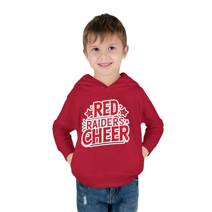 Toddler Hoodie Sweatshirt \ Marion County Red Raiders Cheer \ MCC2