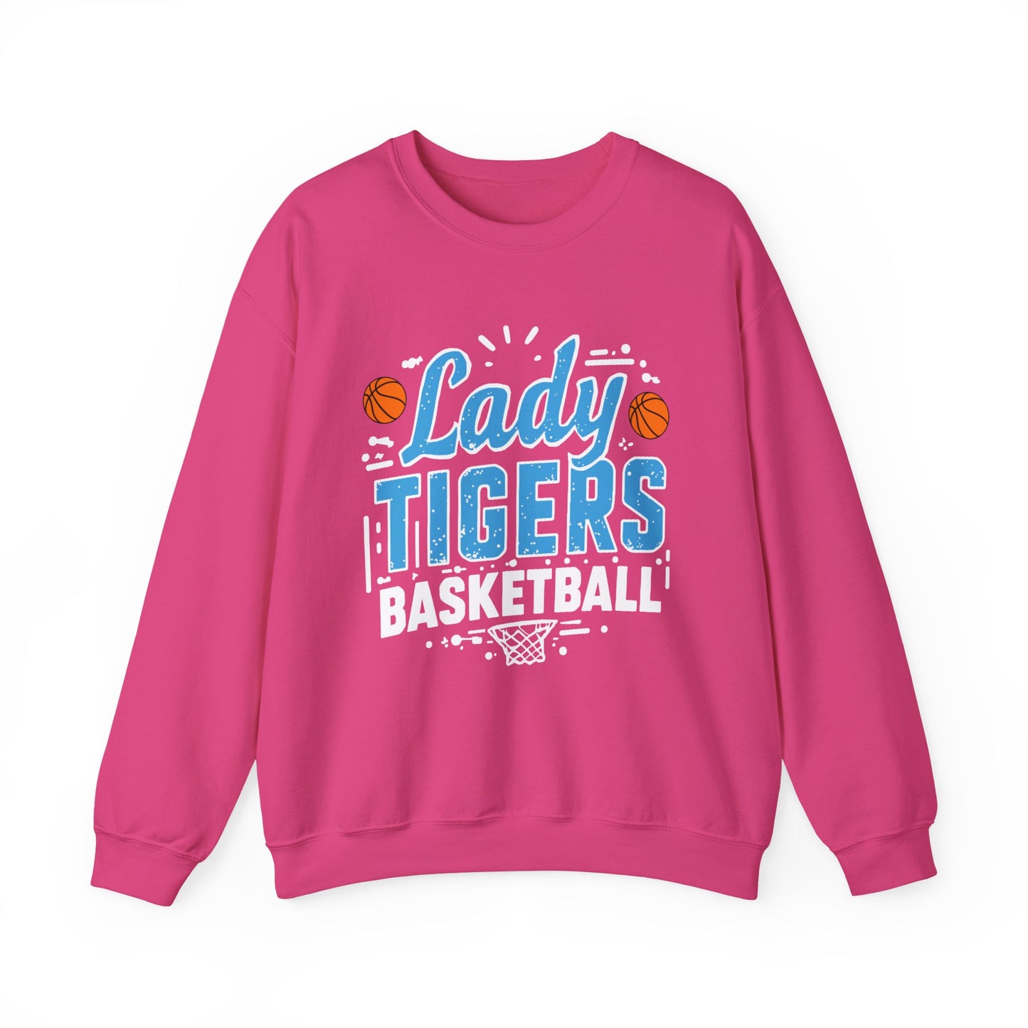 Adult Crewneck Sweatshirt \ Brilliant Tigers Basketball \ BTBKG1