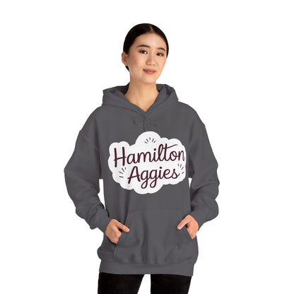 Adult Hoodie Sweatshirt \ Hamilton Aggies \ HAG1