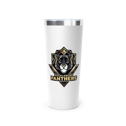 22oz Copper Insulated Tumbler \ Hackleburg Panthers \ HP1