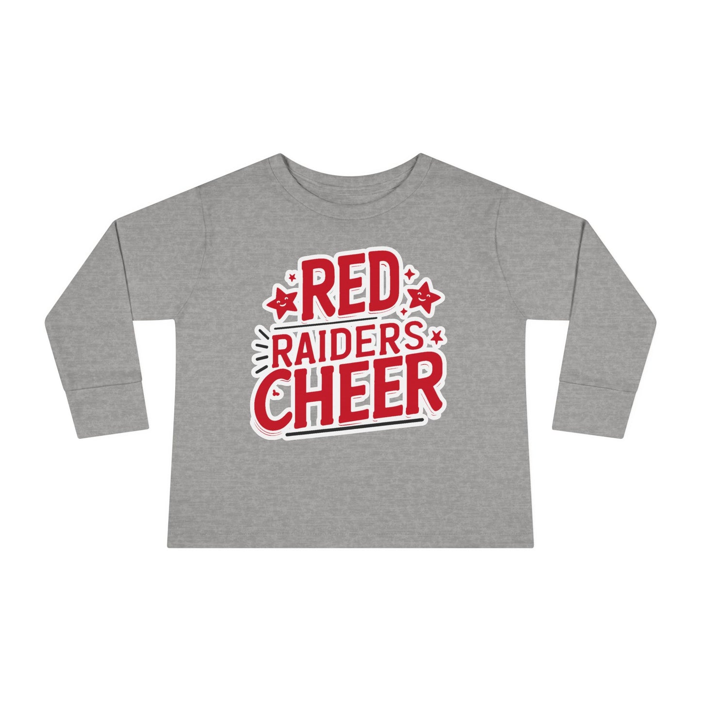 Toddler Long Sleeve Shirt \ Marion County Red Raiders Cheer \ MCC2
