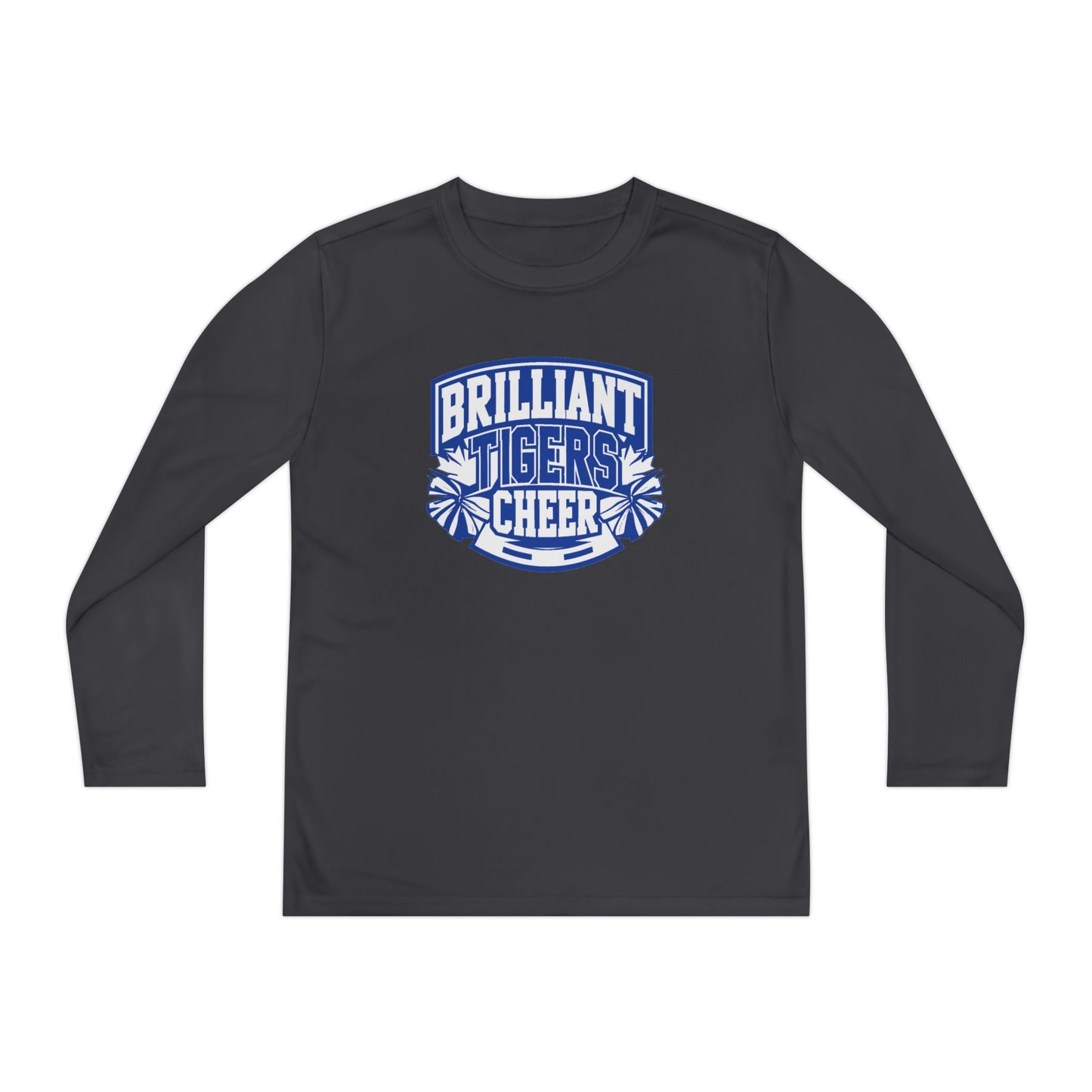 Youth Long Sleeve Tee \ Brilliant Tigers Cheer \ BTC1