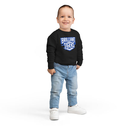 Toddler Crewneck Sweatshirt \ Brilliant Tigers \ BT2