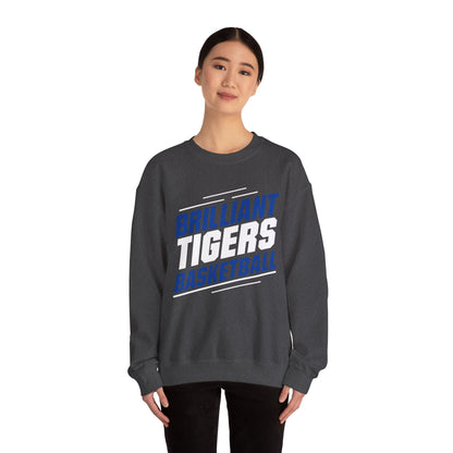 Adult Crewneck Sweatshirt \ Brilliant Tigers Basketball \ BTBK2