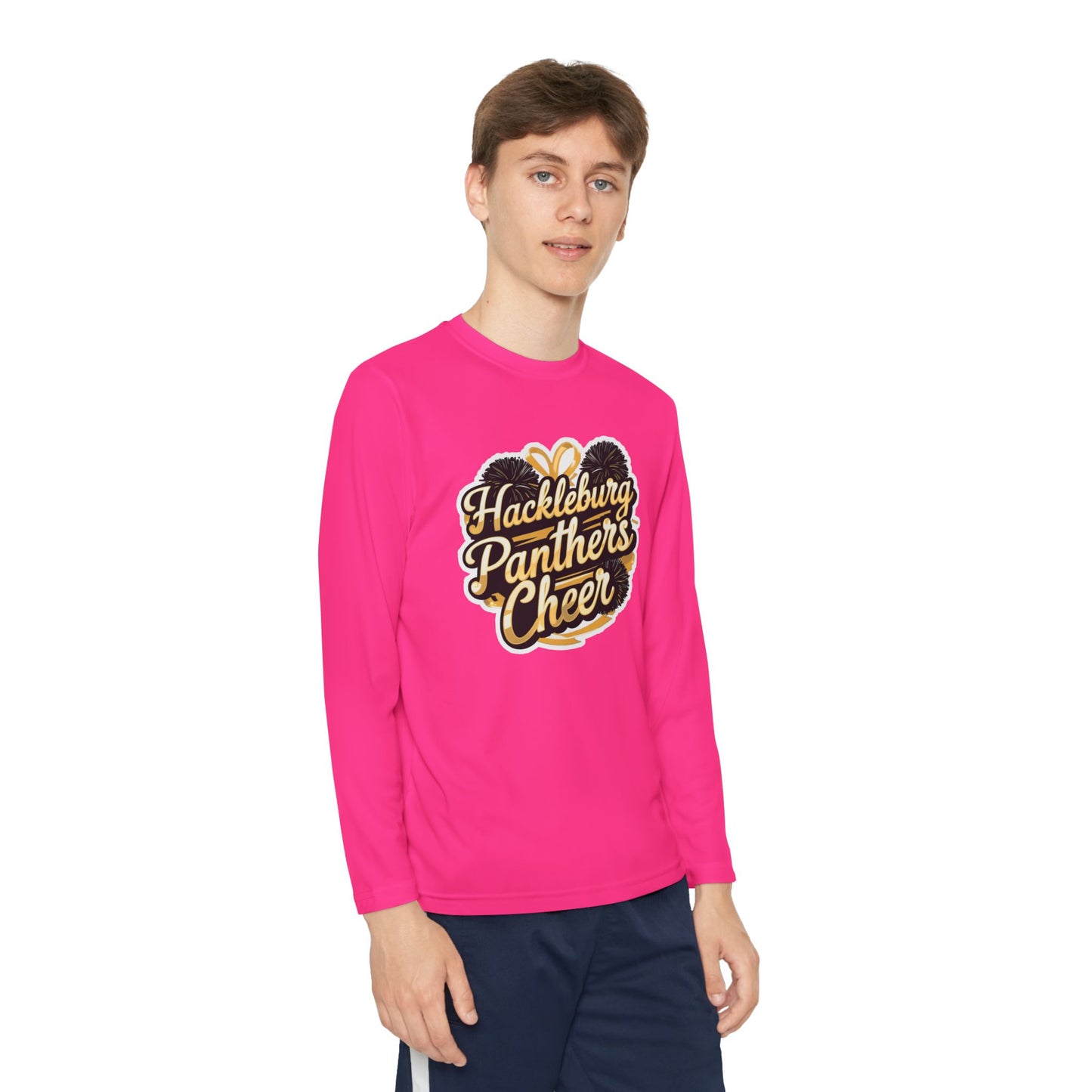 Youth Long Sleeve Tee \ Hackleburg Panthers Cheer \ HPC2