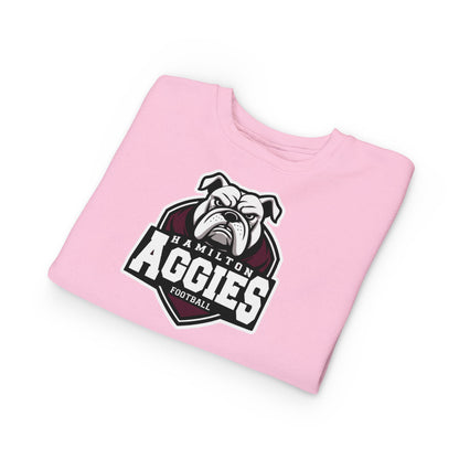 Toddler Crewneck Sweatshirt \ Hamilton Aggies Football \ HAF2