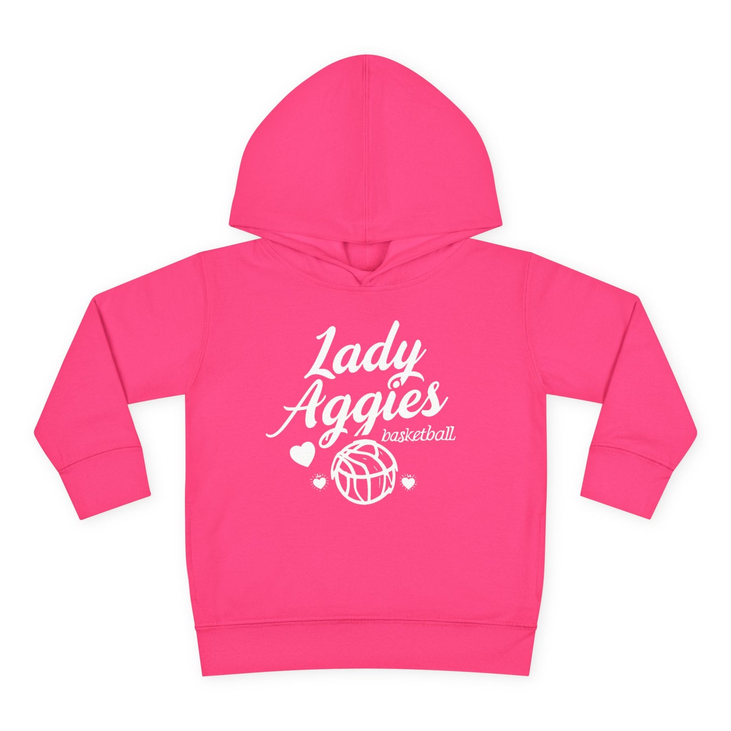 Toddler Hoodie Sweatshirt \ Hamilton Aggies Basketball \ HABBG2