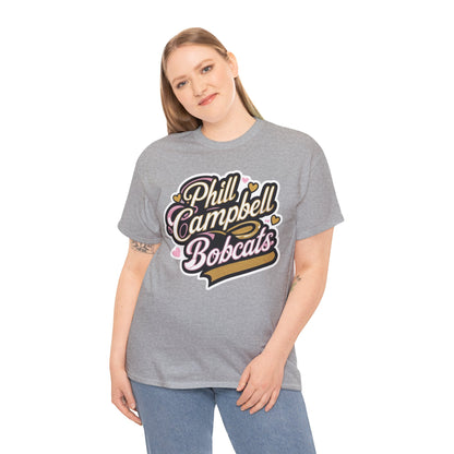 Adult Tee \ Phill Campbell Bobcats \ PCBG1