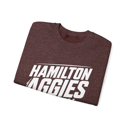Adult Crewneck Sweatshirt \ Hamilton Aggies Basketball \ HABK2