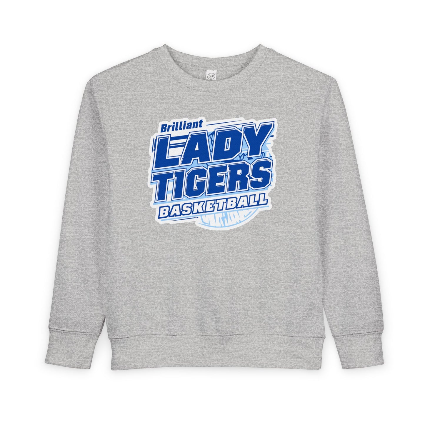 Toddler Crewneck Sweatshirt \ Brilliant Tigers Basketball \ BTBKG2