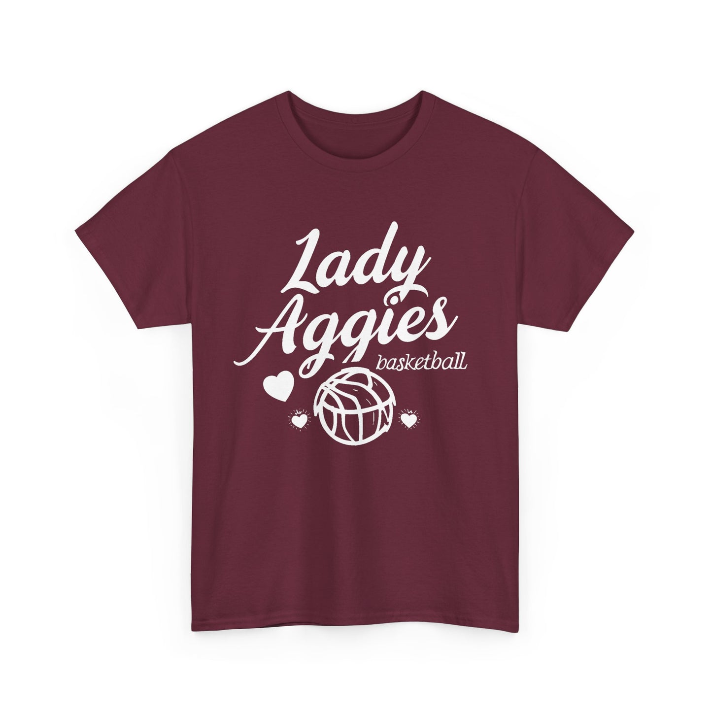 Adult Tee \ Hamilton Aggies Basketball \ HABBG2