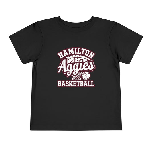 Toddler Tee \ Hamilton Aggies Basketball \ HABBG1