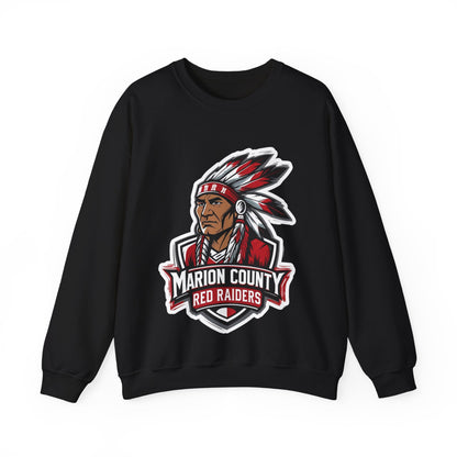 Adult Crewneck Sweatshirt \ Marion County Red Raiders \ MC2