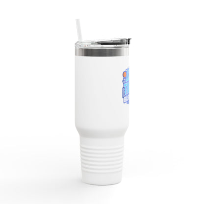 40oz Insulated Tumbler \ Brilliant Tigers Basketball \ BTBKG1