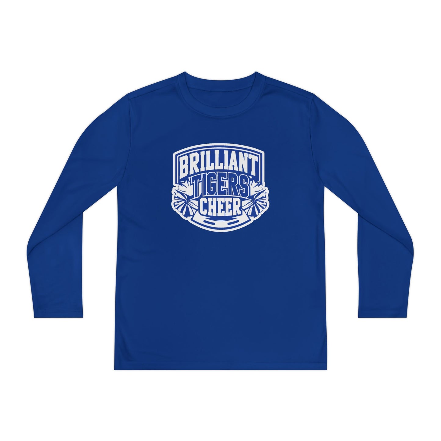 Youth Long Sleeve Tee \ Brilliant Tigers Cheer \ BTC1