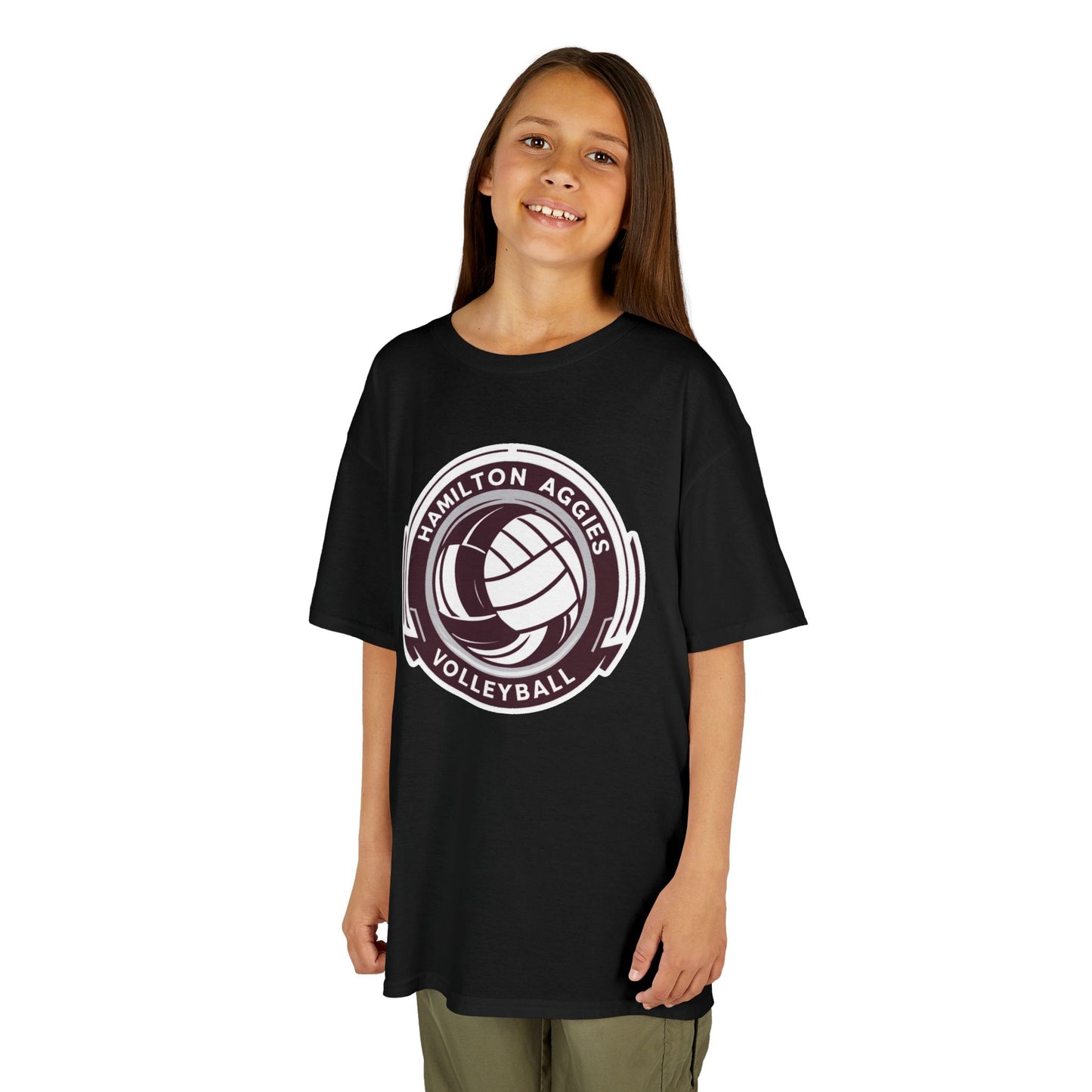 Youth Tee \ Hamilton Aggies Volleyball \ HAV1