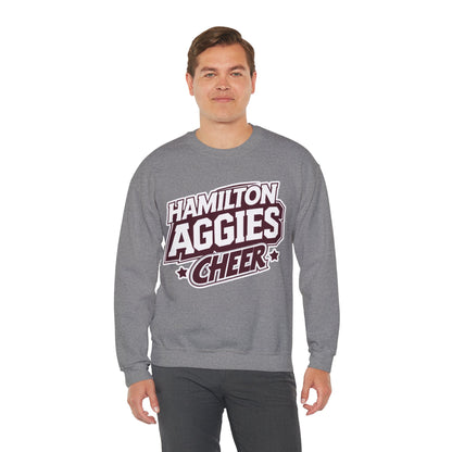 Adult Crewneck Sweatshirt \ Hamilton Aggies Cheer \ HAC1