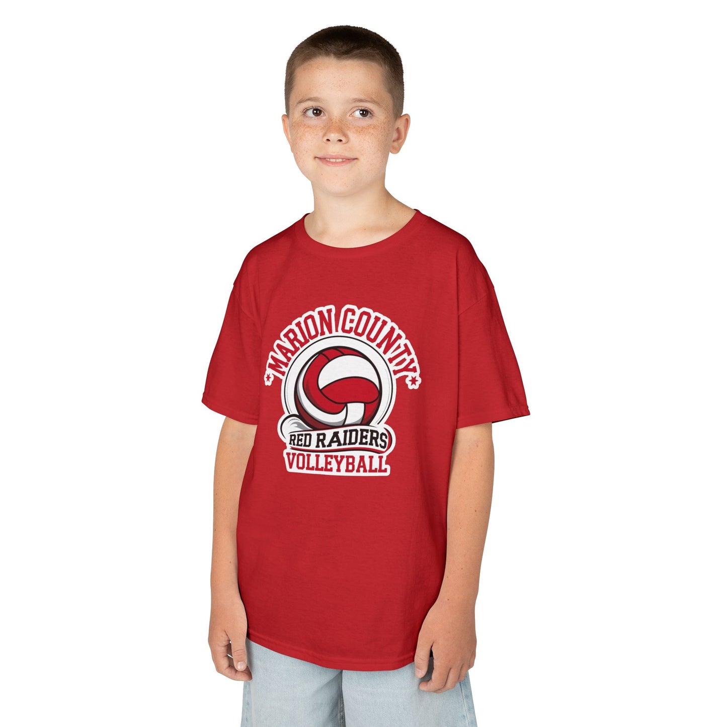 Youth Tee \ Marion County Red Raiders Volleyball \ MCV1