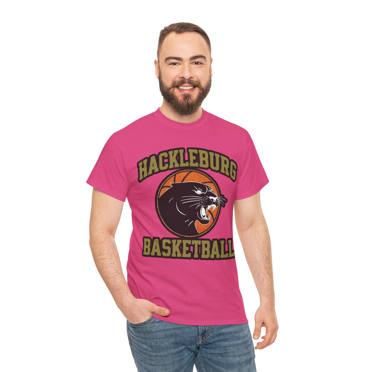 Adult Tee \ Hackleburg Panther Basketball \ HPBK1