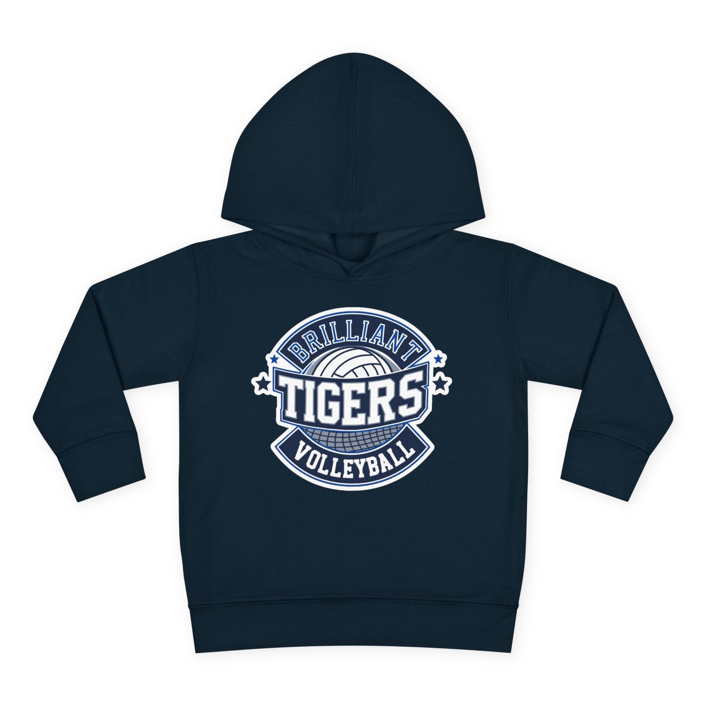 Toddler Hoodie Sweatshirt \ Brilliant Tigers Volleyball \ BTV1