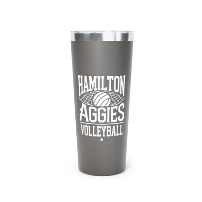 22oz Copper Insulated Tumbler \ Hamilton Aggies Volleyball \ HAV2