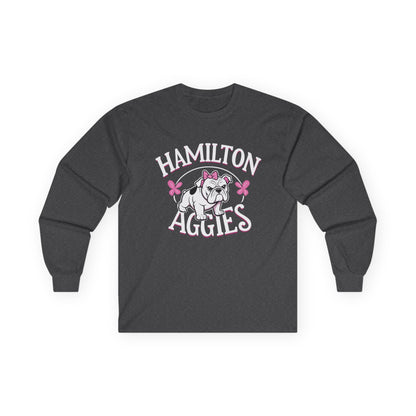Adult Long Sleeve Tee \ Hamilton Aggies \ HAG4