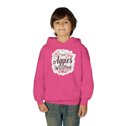Youth Hoodie Sweatshirt \ Hamilton Aggies Wrestling \ HAWG1