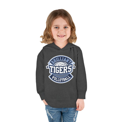 Toddler Hoodie Sweatshirt \ Brilliant Tigers Volleyball \ BTV1