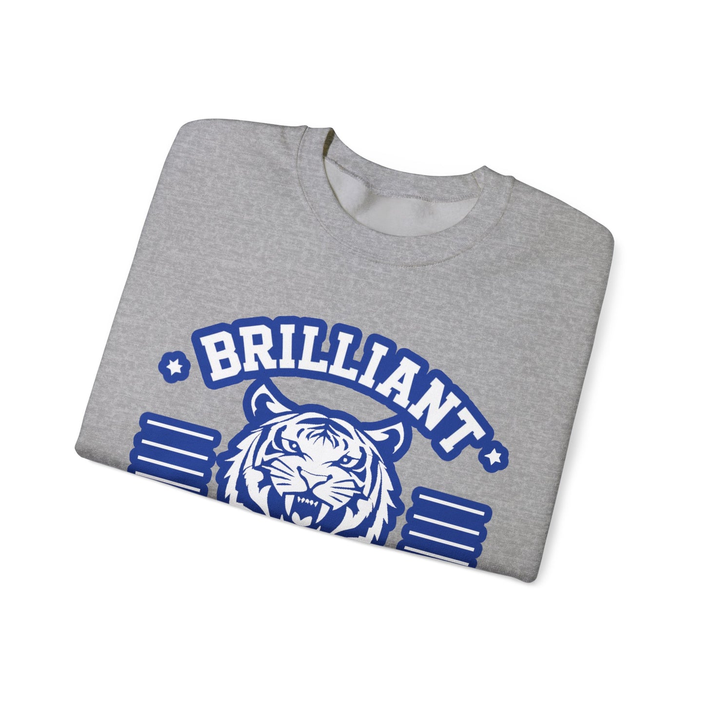 Adult Crewneck Sweatshirt \ Brilliant Tigers Football \ BTF2