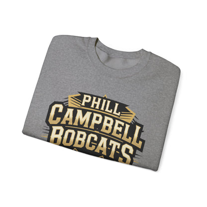 Adult Crewneck Sweatshirt \ Phill Campbell Bobcats \ PCB1