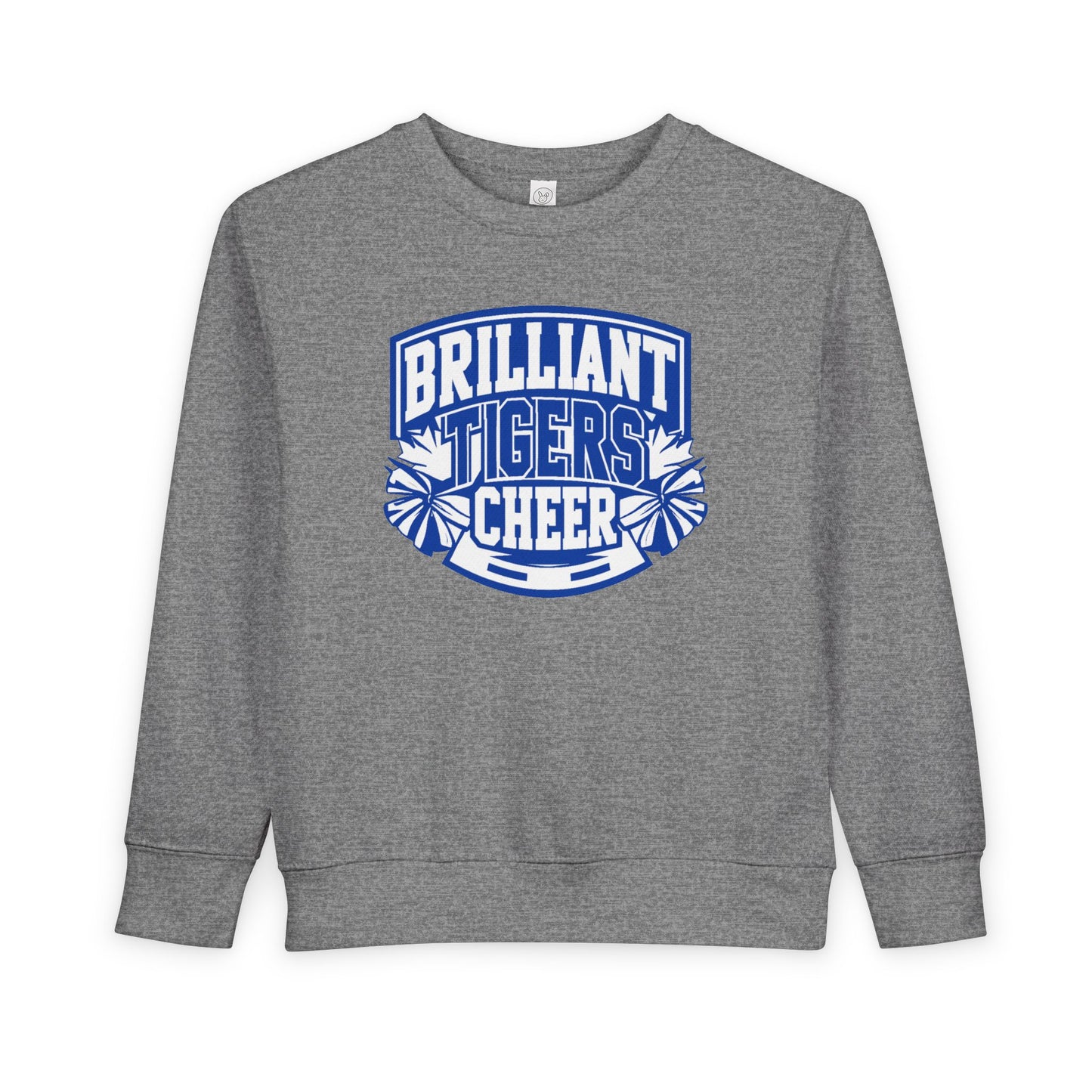 Toddler Crewneck Sweatshirt \ Brilliant Tigers Cheer \ BTC1