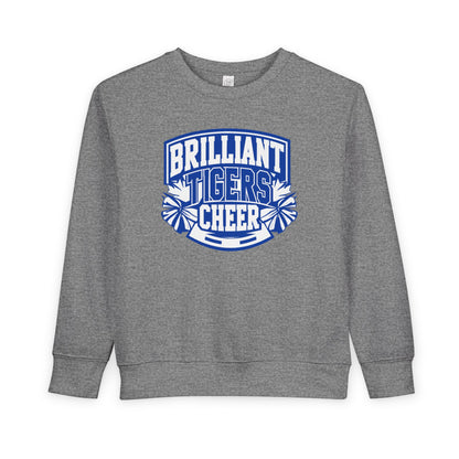 Toddler Crewneck Sweatshirt \ Brilliant Tigers Cheer \ BTC1