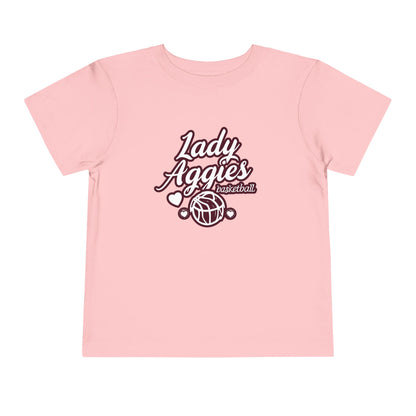 Toddler Tee \ Hamilton Aggies Basketball \ HABBG2